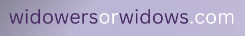 Widowers or Widows Logo